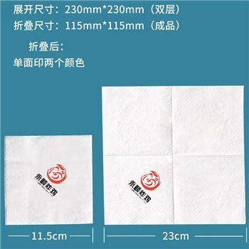 正方形餐巾纸定制 100张/包*48包