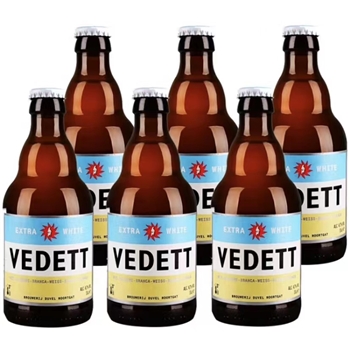 VEDETT白熊啤酒 精酿啤酒 比利时原瓶进口330ml*24瓶整箱